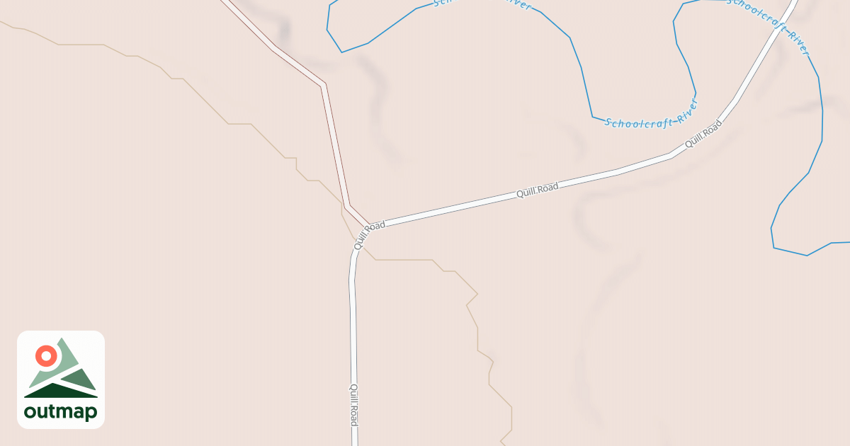 Map of Schoolcraft Trail