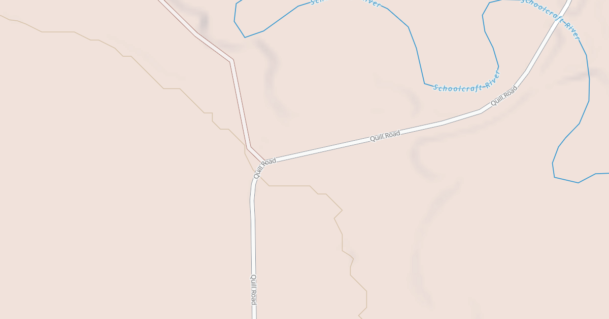 Map preview of Schoolcraft Trail