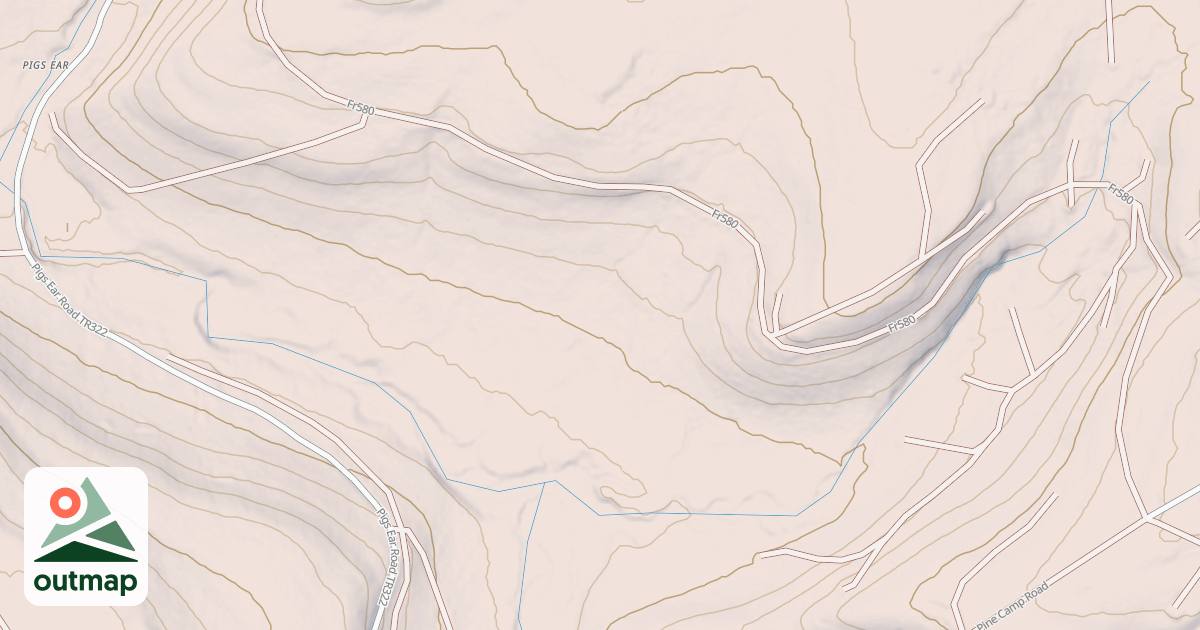 Map of Timberline Atv B Loop