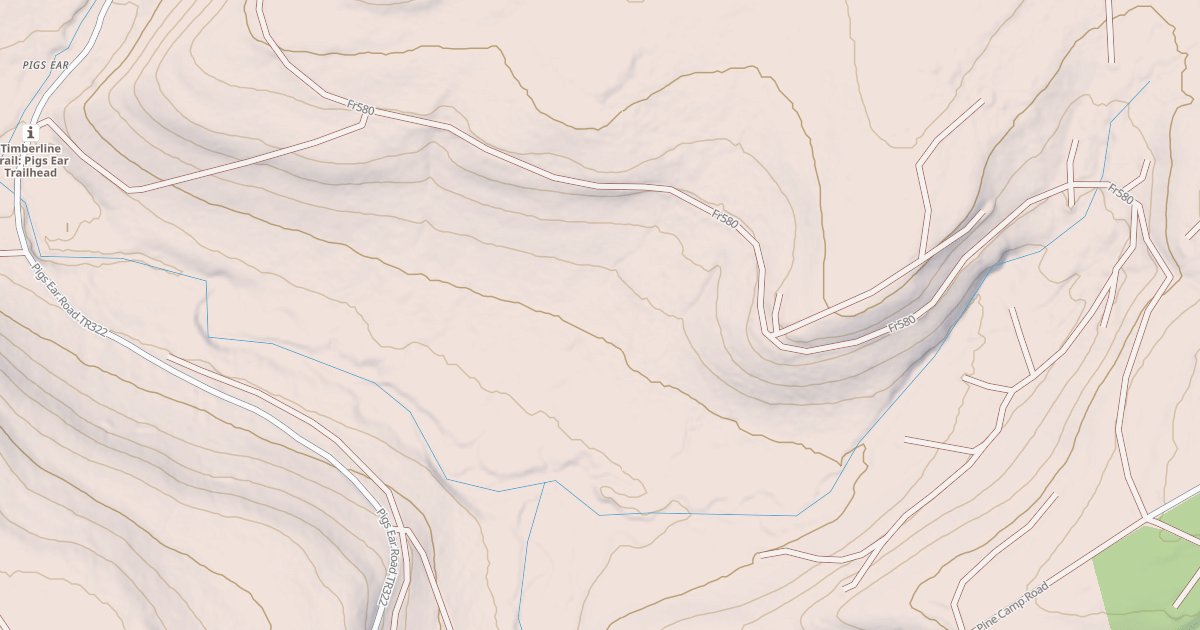 Map preview of Timberline Atv B Loop