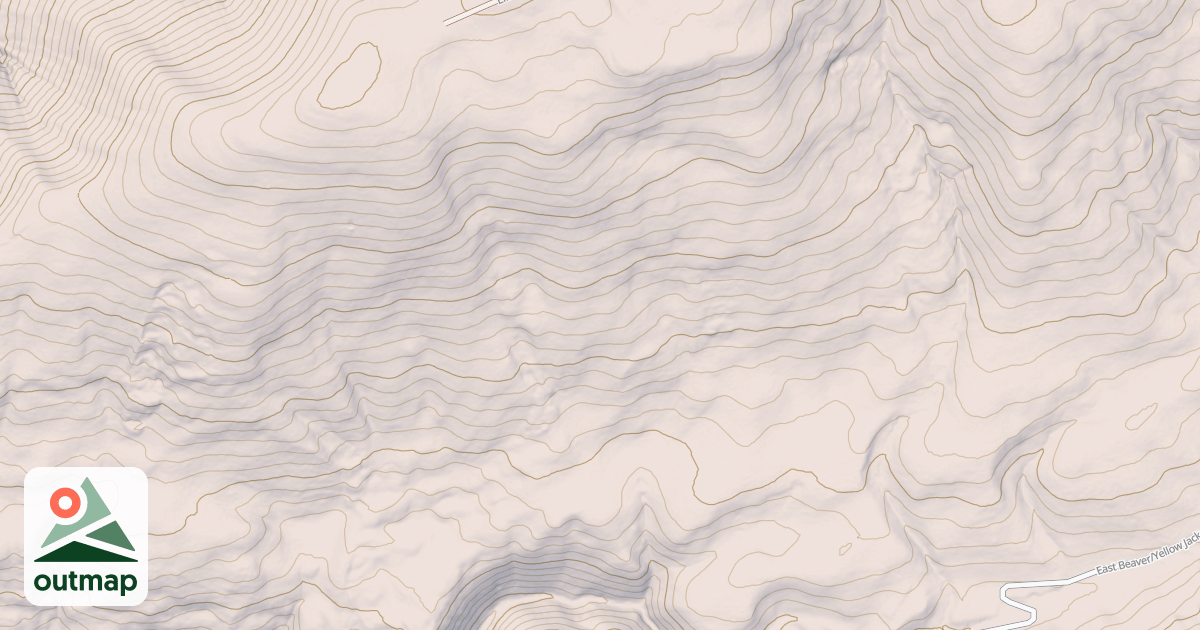 Map of ELLISON MOUNTAIN