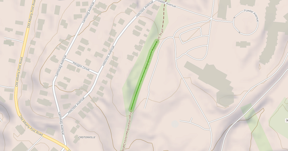 Map preview of Old Croton Aqueduct Trail