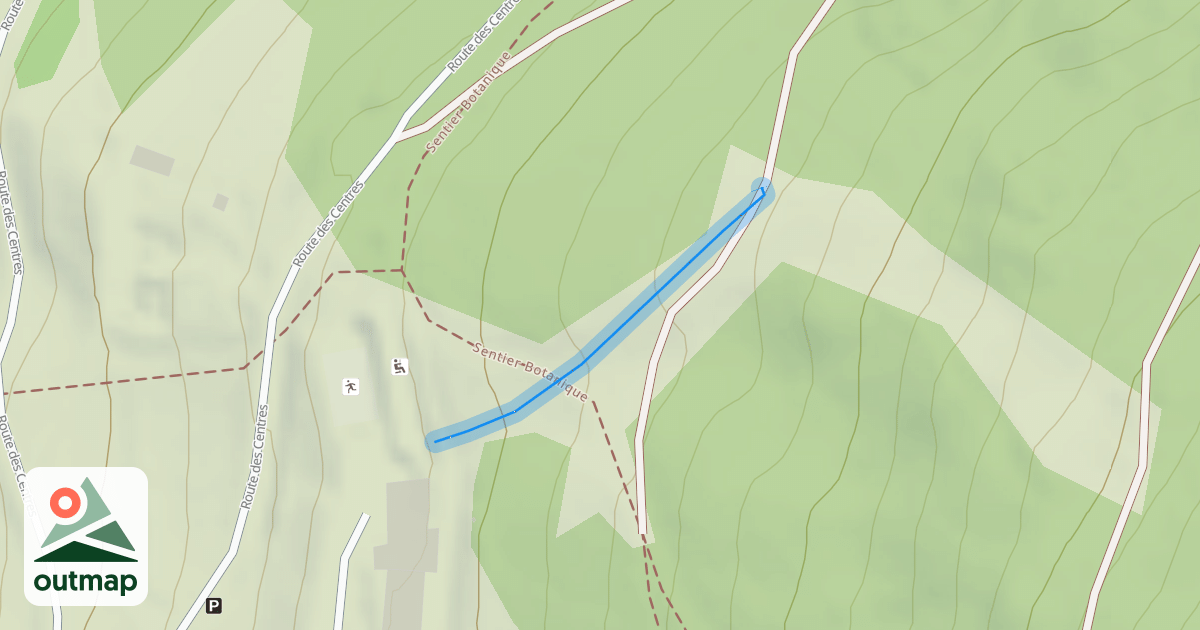 Map of Accès Centre de vacances Jean Franco