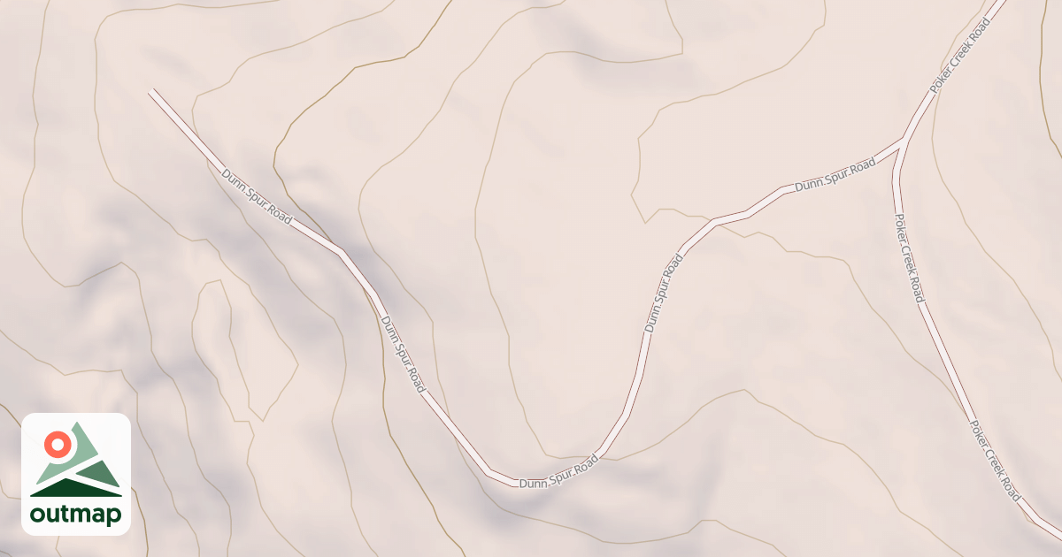 Map of DUNN SPUR