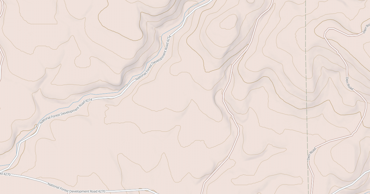 Map preview of USFS Motor Vehicle Use Map Roads {07C1E577-63BA-43DB-93A6-E879A5FFED61}