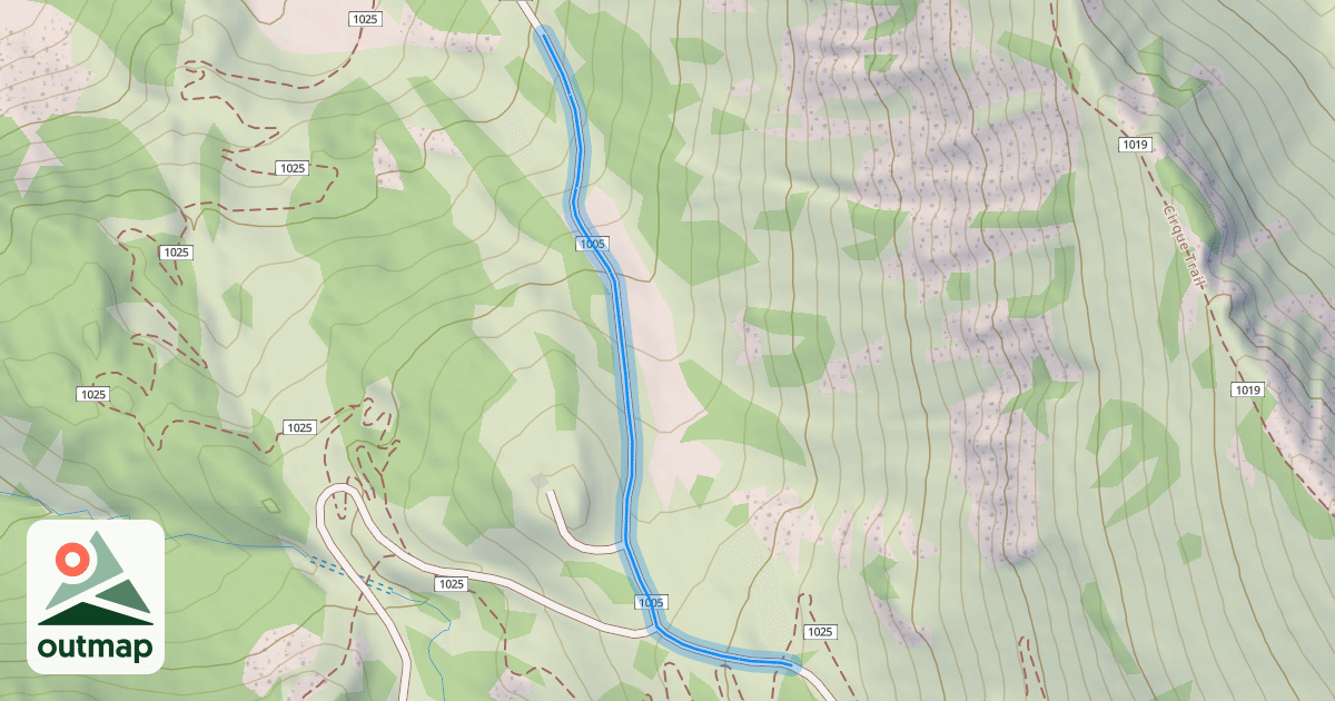 Map of Gad Valley Road