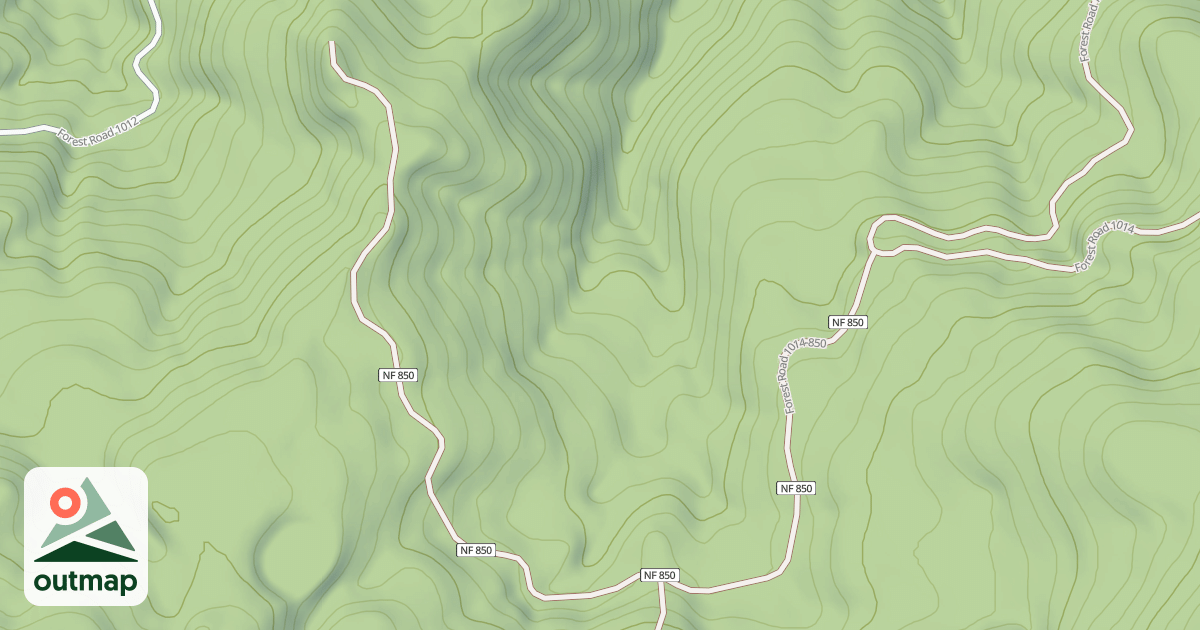 Map of PINNACLE PEAK SPUR ROAD