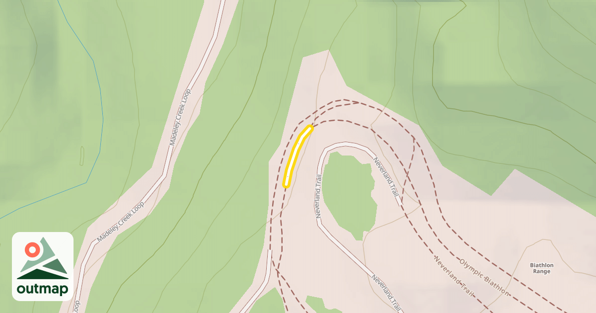 Map of Olympic Biathlon