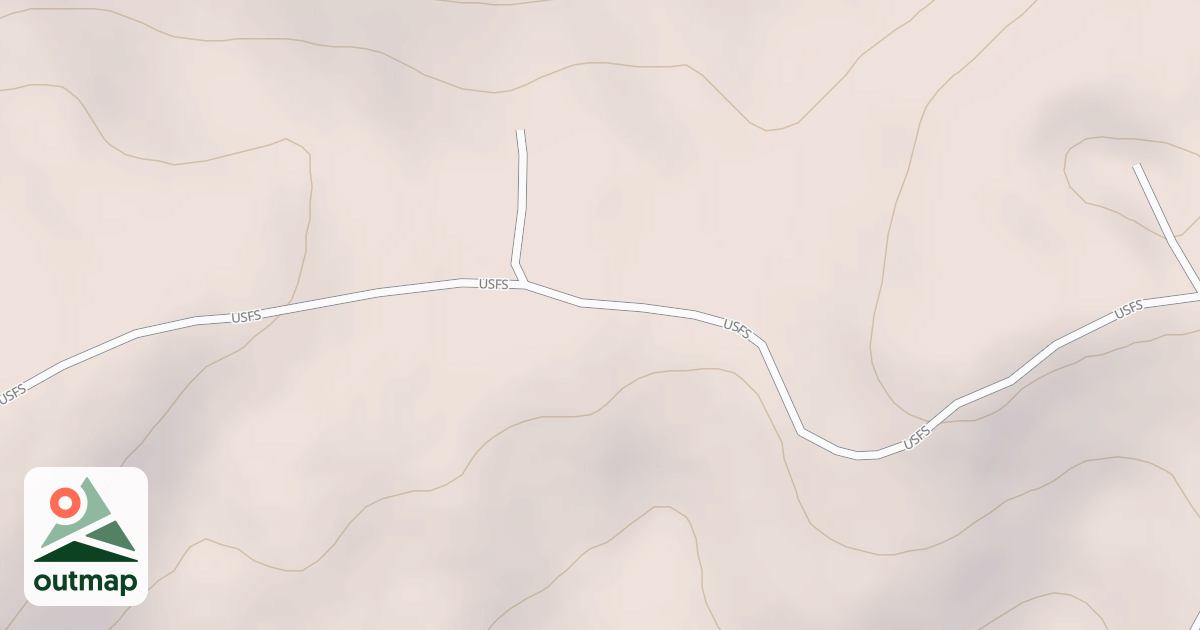 Map of Twin Lake Pass Pit Road