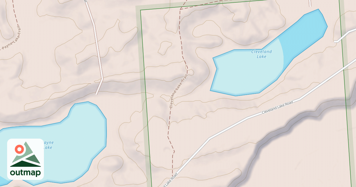 Map of Cleveland Lake Trail