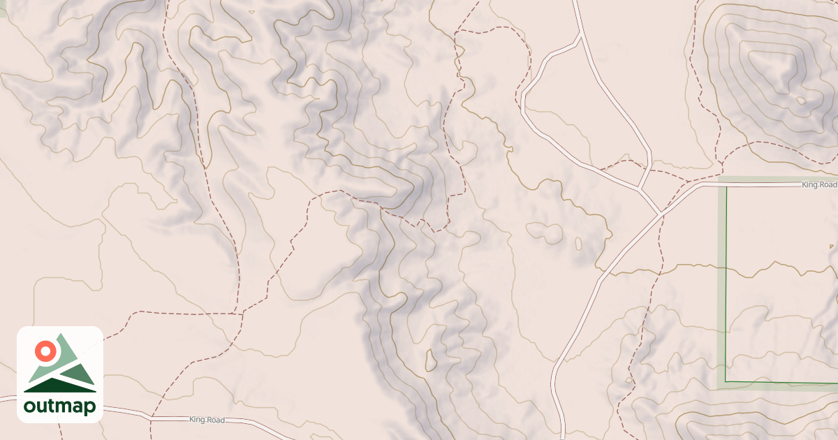 Map of Tomahawk Motorcycle Trail B Loop
