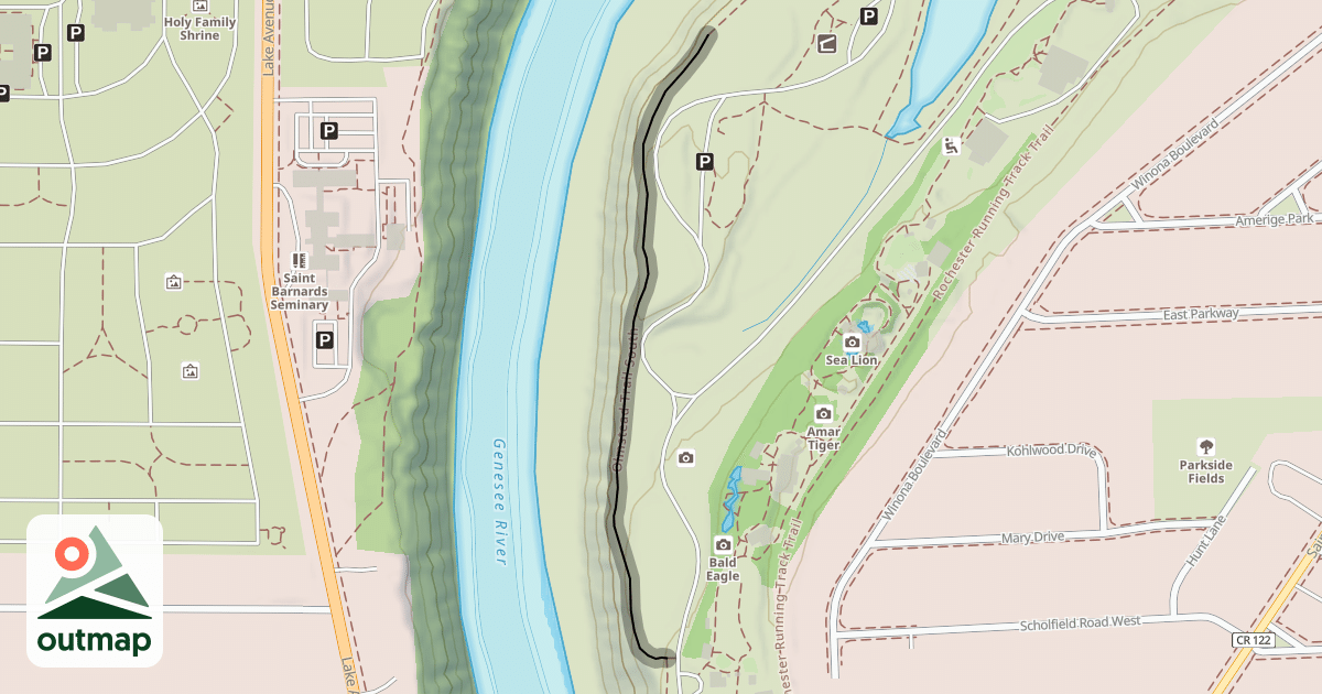 Map of Olmstead Trail South