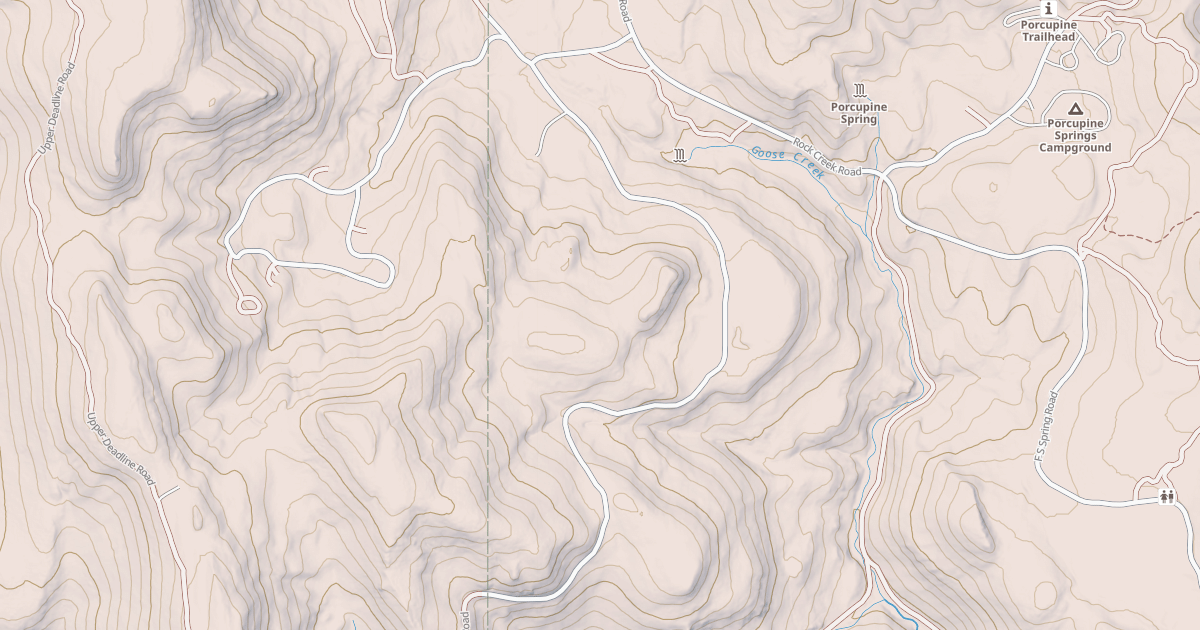 Map preview of DEADLINE RIDGE