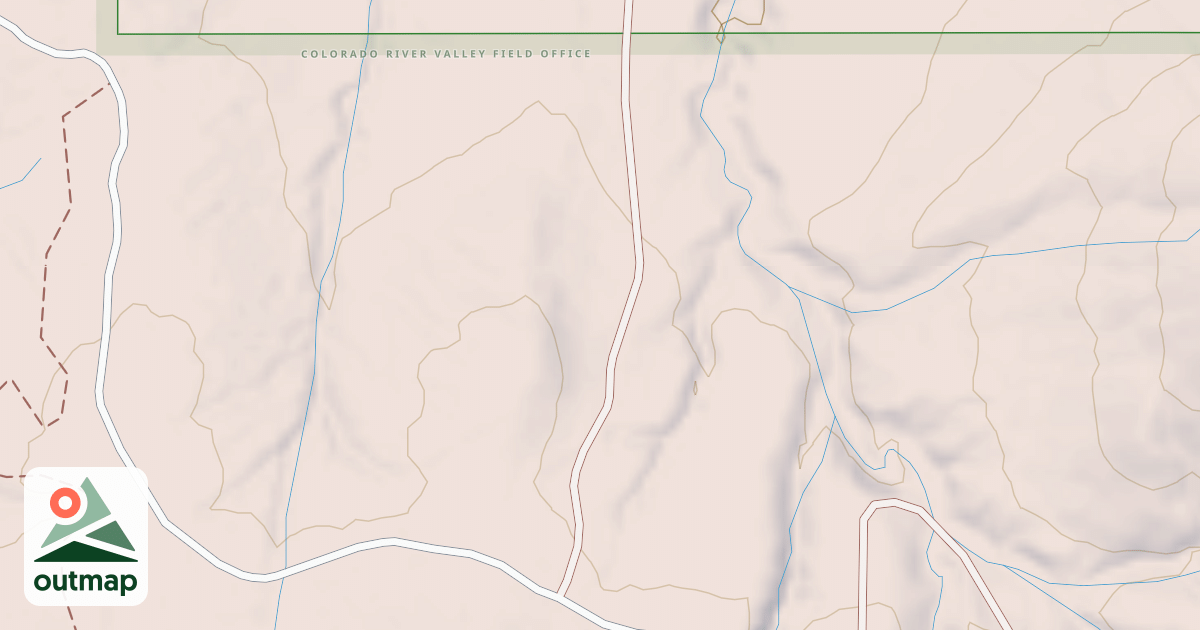 Map of BLM National GTLF Public Motorized Roads 629e93ff-08d6-40e3-9102-4976035e2560