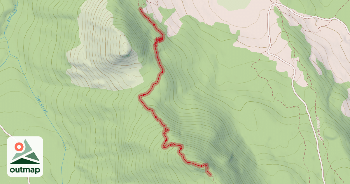 Map of Big Bear Down