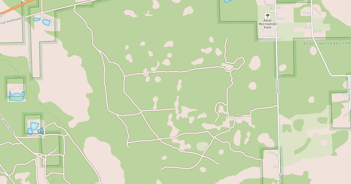Map preview of USFS National Forest System Roads {09152113-00B5-4C00-92C7-31852285FFE6}