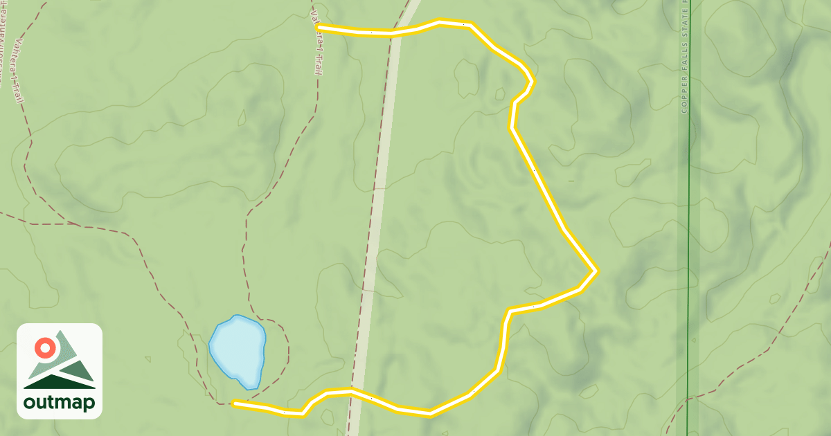 Map of Vahtera Trail
