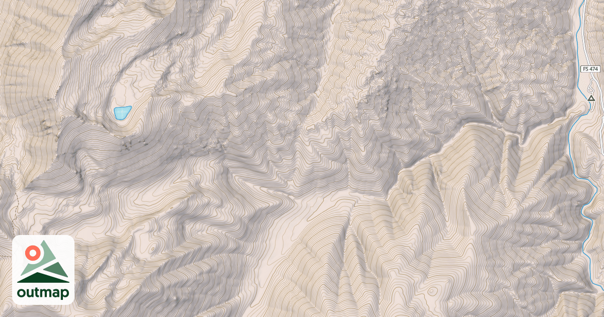 Map of Blackmare Creek