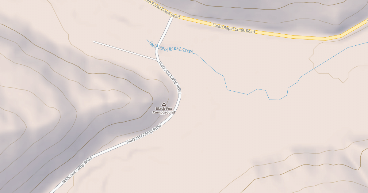 Map preview of BLACK FOX CAMPGROUND