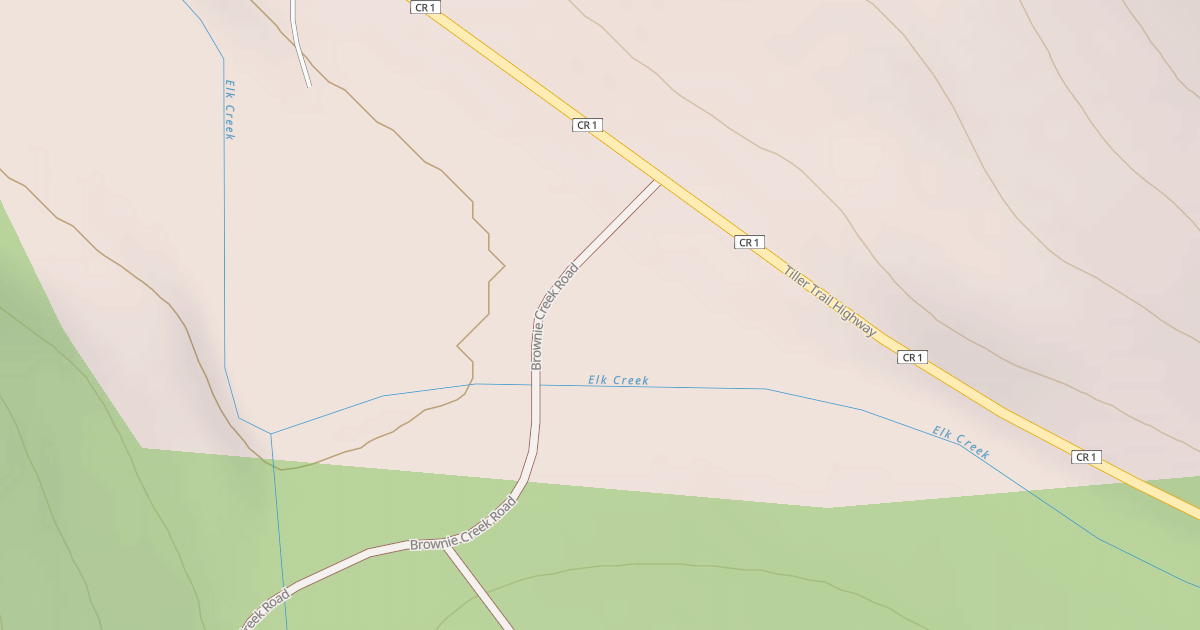 Map preview of BROWNIE CREEK