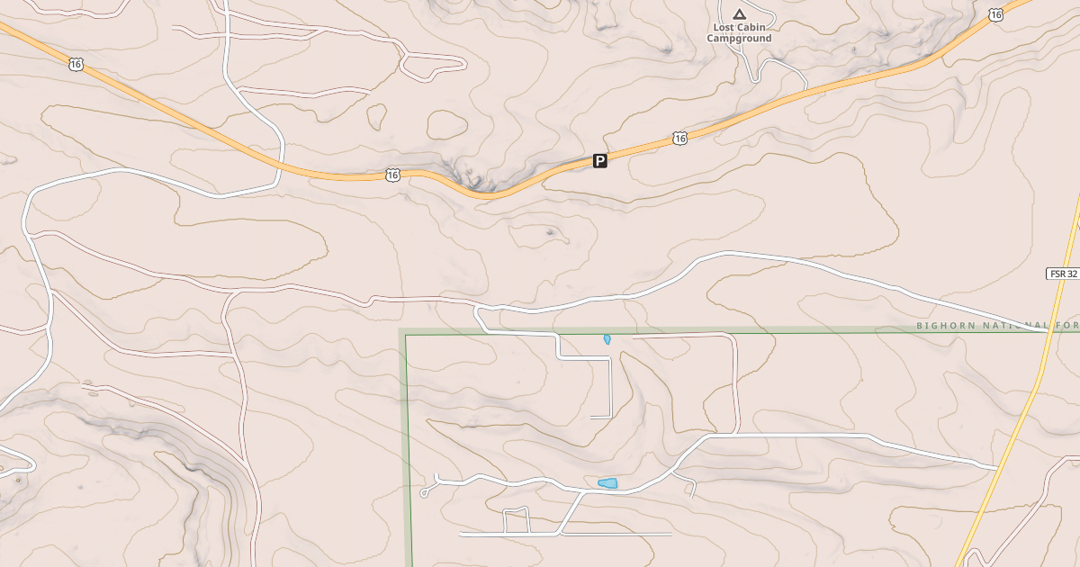 Map preview of LOWER POISON CREEK