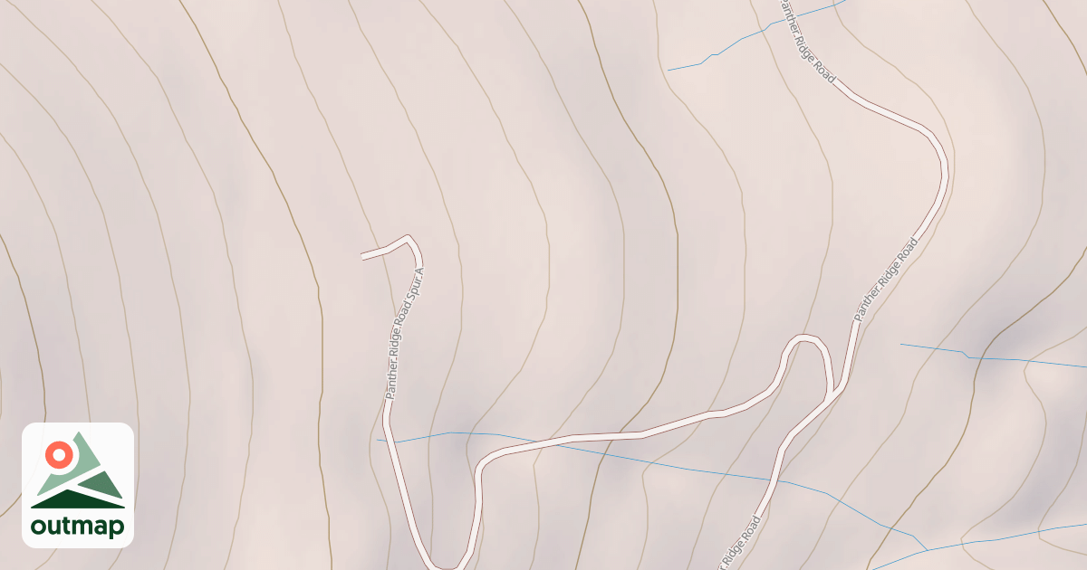 Map of PANTHER RIDGE