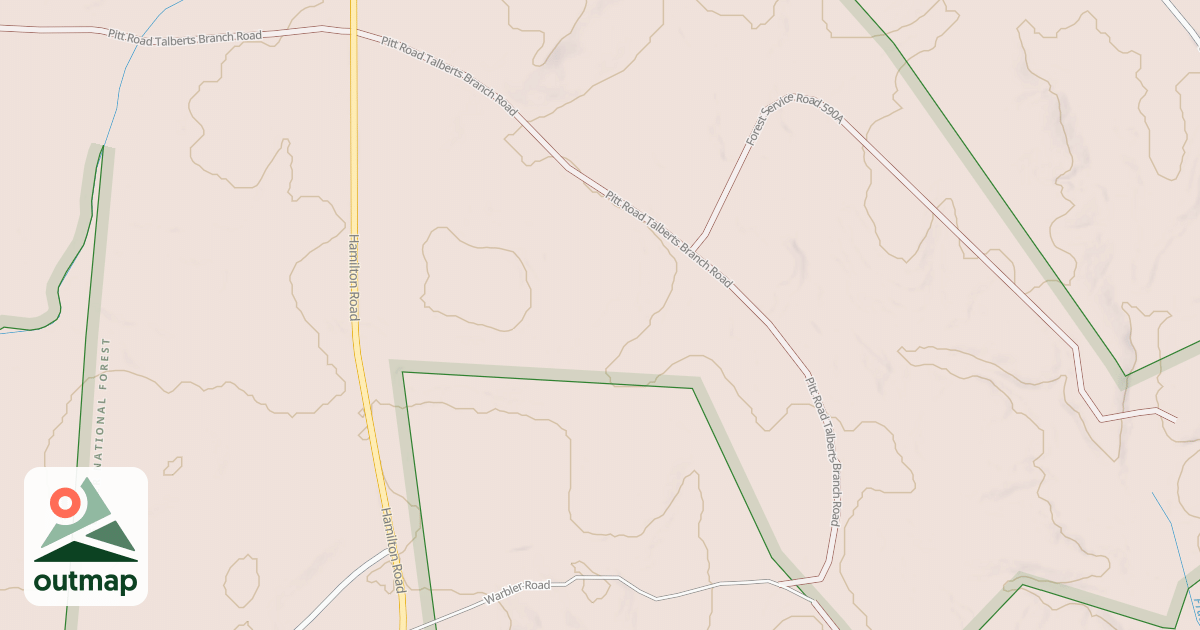 Map of TALBERTS BR