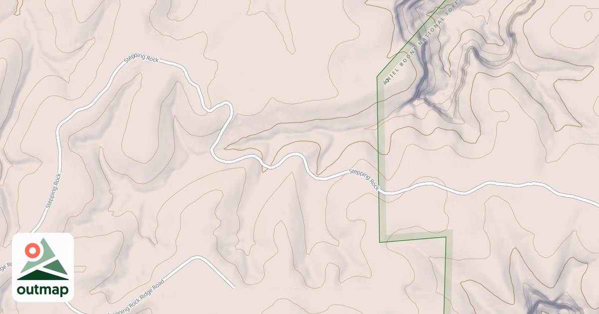 Map of STEPPING ROCK