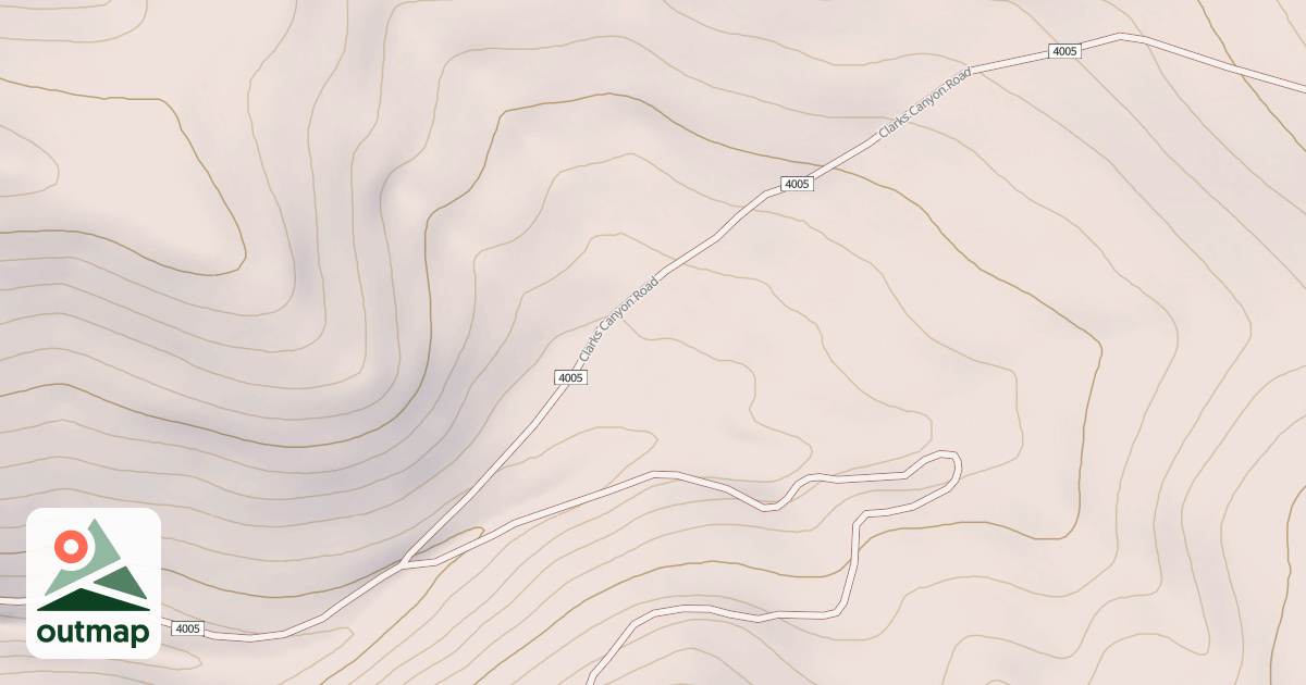 Map of CLARKS CANYON