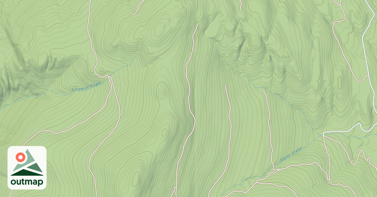 Map of DAVIS TRAIL