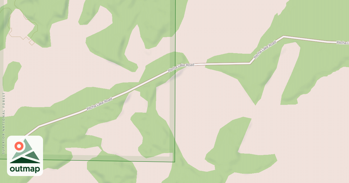 Map of JACKPOT LAKE