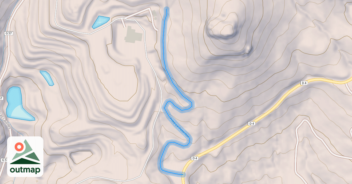 Map of Piste Le Petit Roc