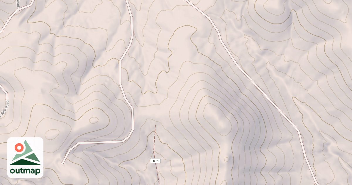 Map of USFS National Forest System Roads {C7A9CC5F-4797-4643-A458-DB933DC28AC3}