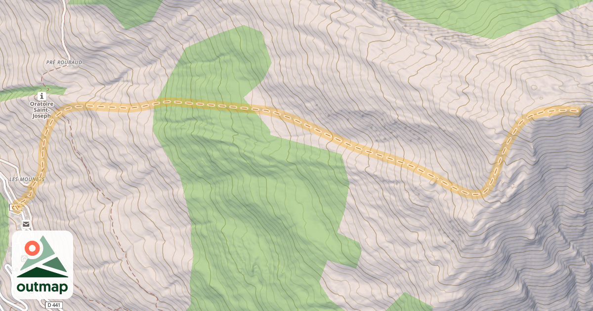Map of Gardiole — Le Roux