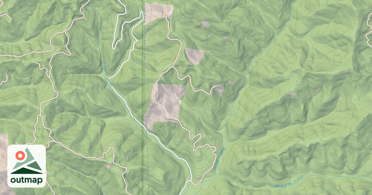 Map of CANTON CR.