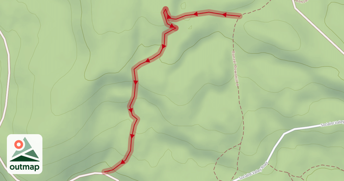 Map of Run Around in Polk
