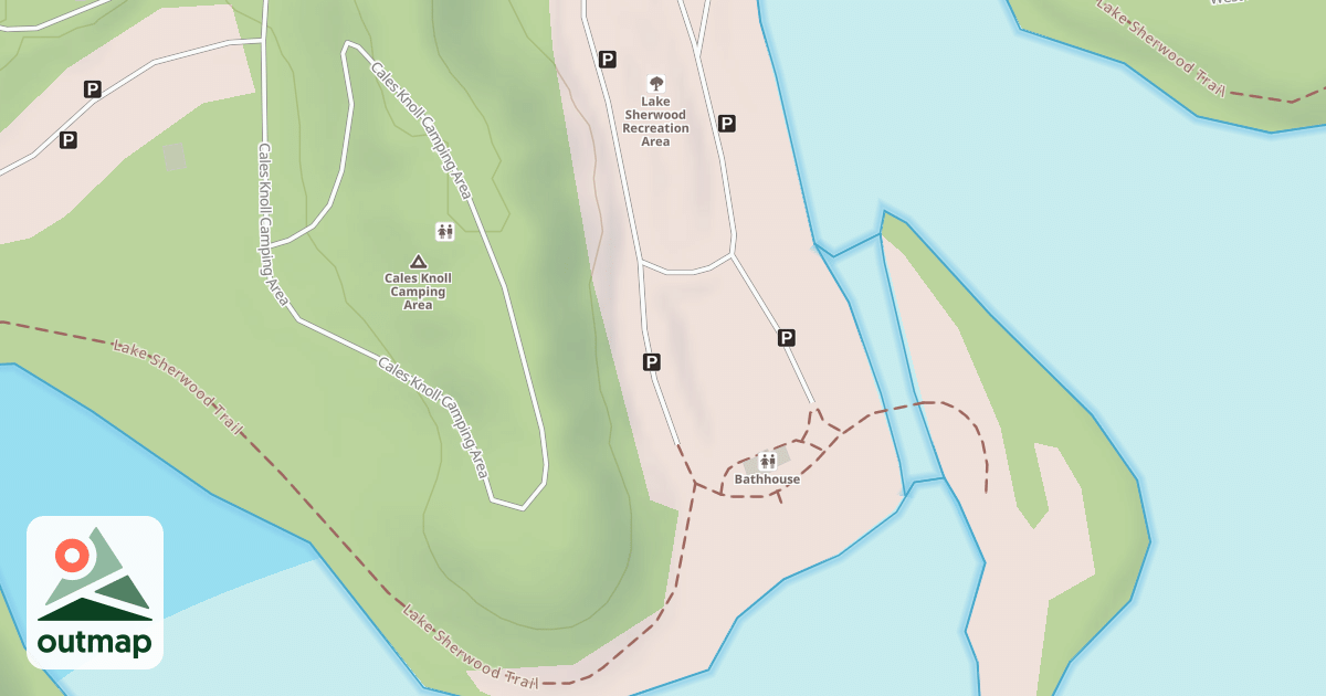 Map of SHERWOOD BEACHES - C