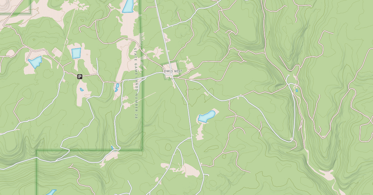 Map preview of TIMBERLINE ATV E LOOP