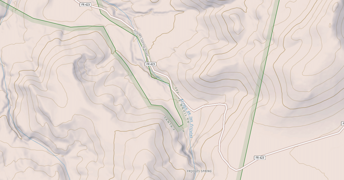 Map preview of FRIJOLES SPRING