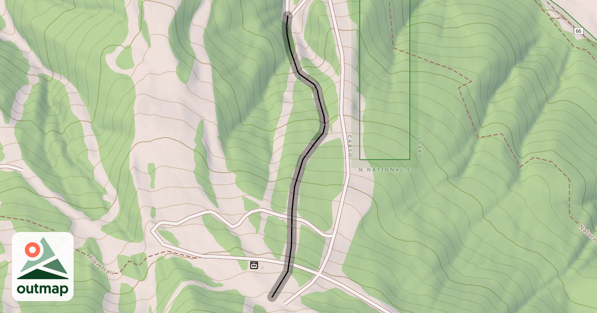 Map of Miners Alley