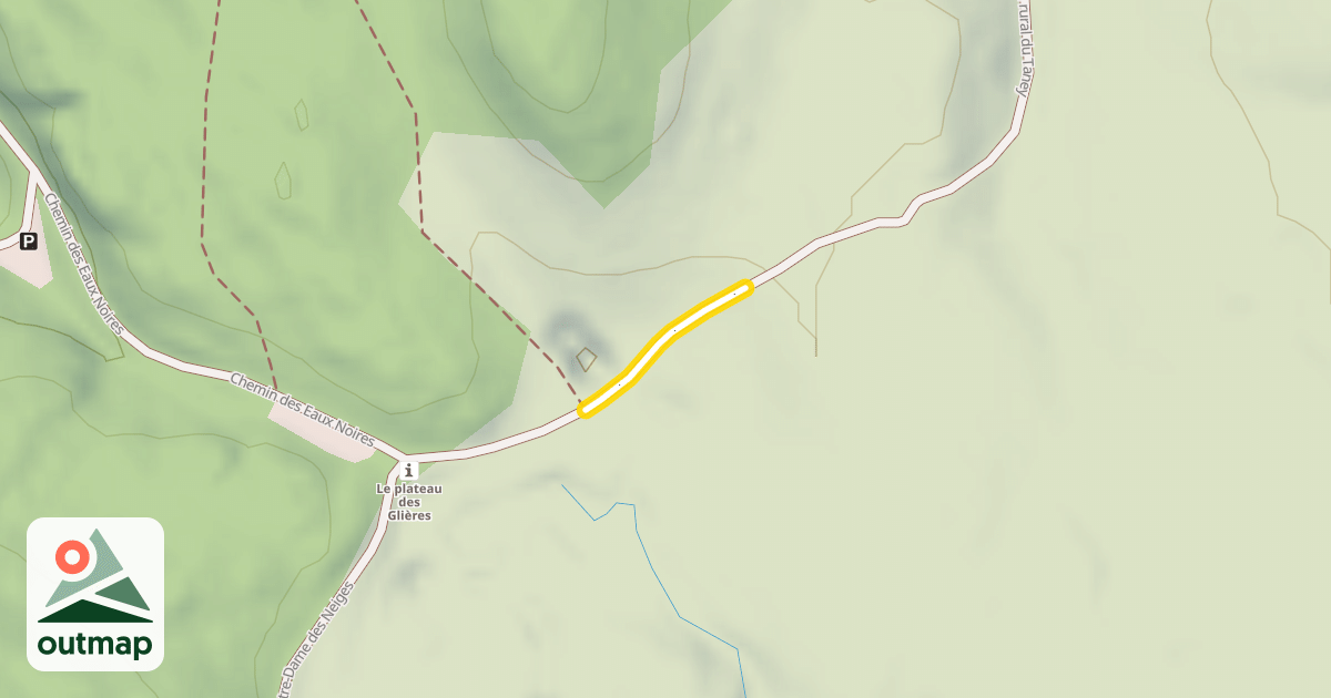 Map of Chemin rural du Taney