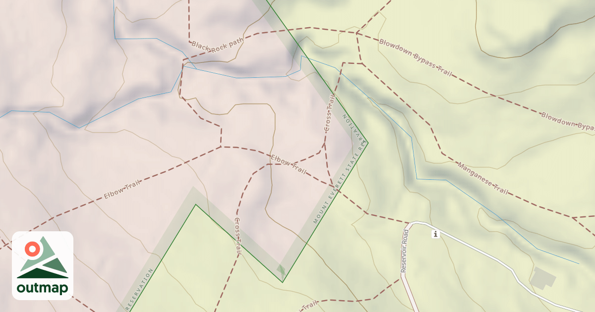 Map of Cross Trail