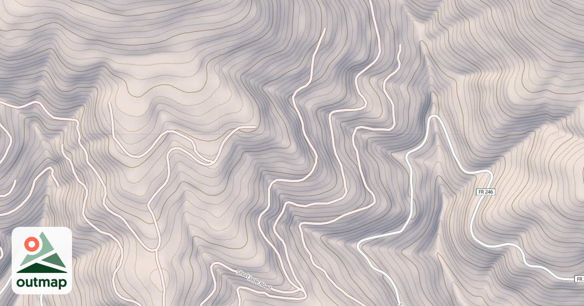 Map of LITTLE WASHINGTON CREEK