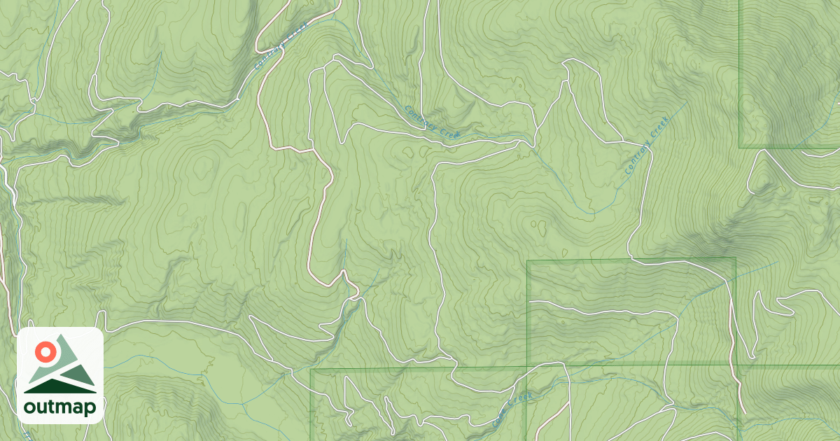 Map of TWENTYMILE PEAK