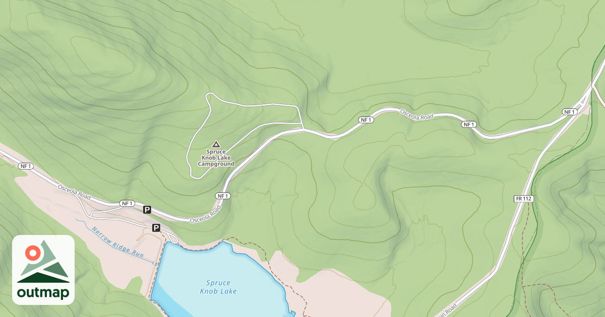 Map of OSCEOLA