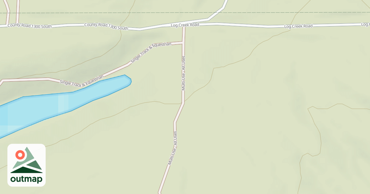 Map of Interlake State Recreation Area Trails