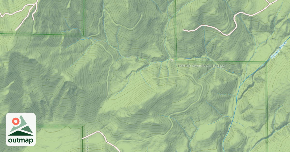 Map of USFS Motor Vehicle Use Map Roads {BC961137-7A5A-462C-BFD1-F4D34738203C}