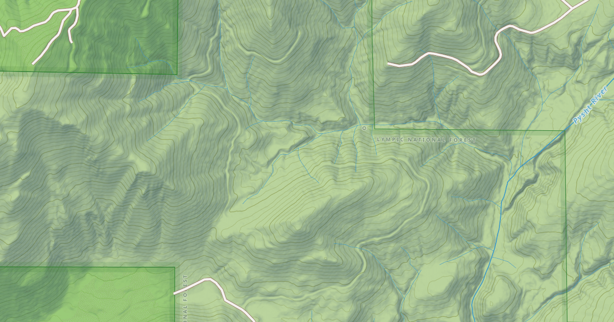 Map preview of USFS Motor Vehicle Use Map Roads {BC961137-7A5A-462C-BFD1-F4D34738203C}