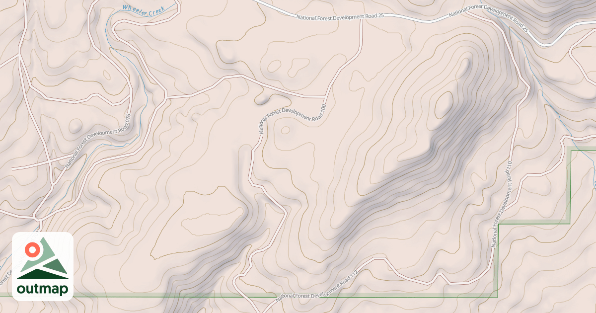 Map of DAVIS CREEK