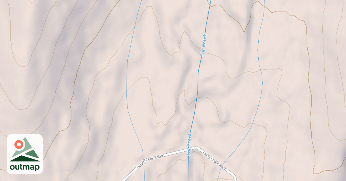 Map of RELAY CRK CAMP SPUR